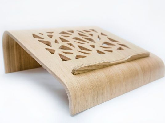 Функциональный деревянный ноутбук для ноутбуков Экономия места Охлаждение Вентиляция Компьютерный подъемник