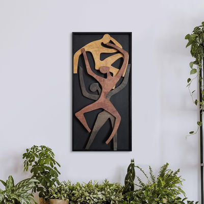 Офисный декор модернизация деревянная стена подвесная подарок для новогодней свадьбы человеческое дерево вертикальное стеновое искусство