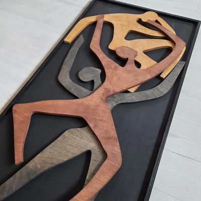 Офисный декор модернизация деревянная стена подвесная подарок для новогодней свадьбы человеческое дерево вертикальное стеновое искусство