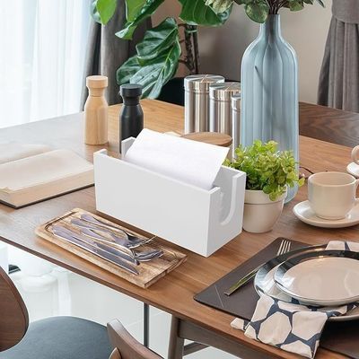Современный дизайн стиль белый деревянный ванный бумажный полотенце с крышкой большое количество