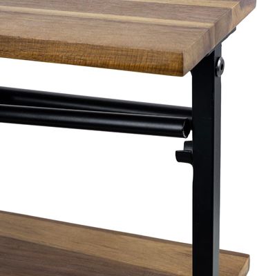 Улучшите свою кухню с помощью этого держателя для бумажных полотен из дерева акации и верхней полки