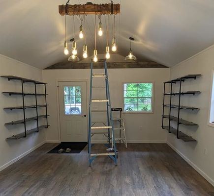 Деревянный промышленный стенный монтаж железный трубный пол для DIY открытый офис комната кухня книжная полка