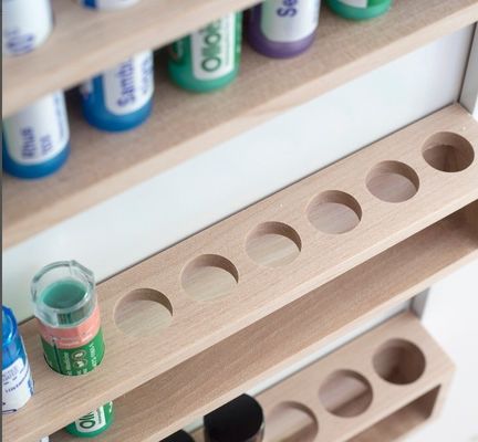 Конструкция логотипа на заказ, настенный твердый березовый шкаф с многофункциональным дизайном