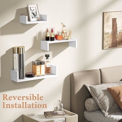 НЕТ Свернутые плавучие полки современного стиля для хранения и отображения изображений