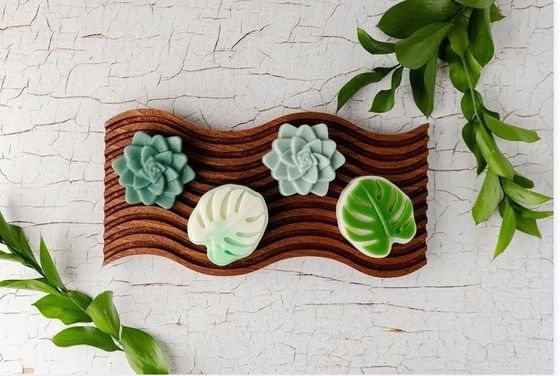 Большая деревянная поднос для подачи 18,5 x 12 дюймов Всесезонный рустический кофейный диван и диван