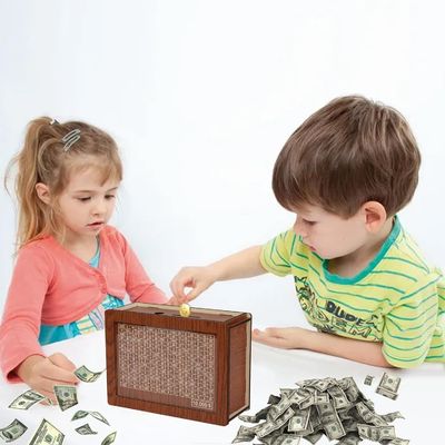 OEM/ODM Приемлемое деревянное денежное сбережение Сберегатель денег с натуральным цветом и стандартами