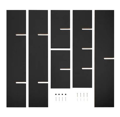 Комнатные растения Декорация индивидуальное хранение Двухуровневая стенная полка для мебели в гостиной