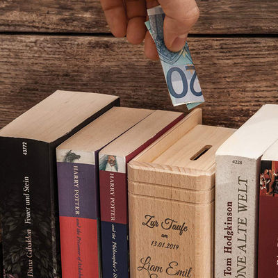 Сберегите деньги и окружающую среду с помощью нашей бамбуковой деревянной коробки для сбережений