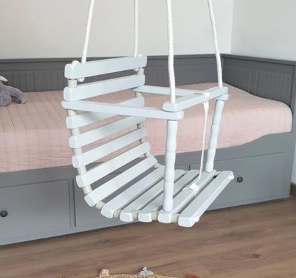 Функция экономии места на заказ Персонализированная деревянная ручная качель для наружных и внутренних помещений