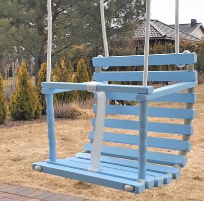 Функция экономии места на заказ Персонализированная деревянная ручная качель для наружных и внутренних помещений