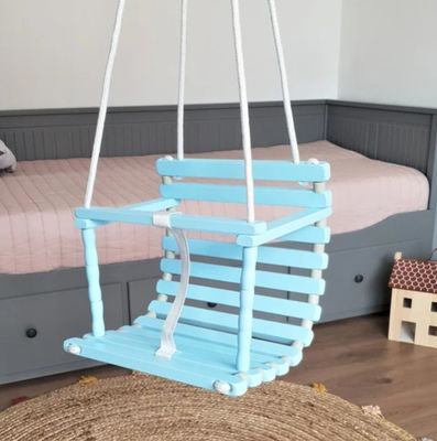 Функция экономии места на заказ Персонализированная деревянная ручная качель для наружных и внутренних помещений