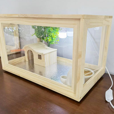 Другие подарки Рукоделие Популярное 50X30X30Cm Хамстер клетка и среда обитания Игровая площадка Рутинная куриная кормлящая коробка