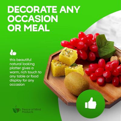 Акациевая древесина для подачи блюд и подносов с легко переносимой канавкой