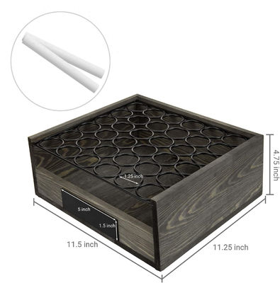 OEM ODM Приемлемое деревянное/буковое деревянное яйцехранилище с металлическим ящиком для хранения деревянные ящики