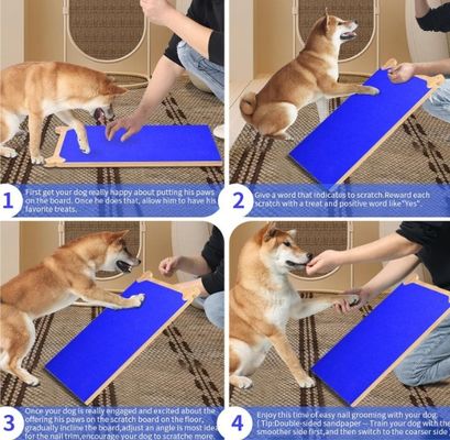 Деревянная ноготь для собак скребковая панель