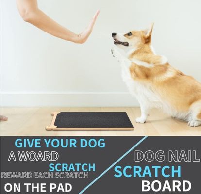 Деревянная ноготь для собак скребковая панель