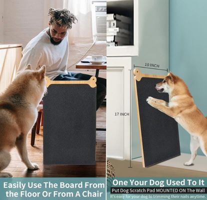 Деревянная ноготь для собак скребковая панель