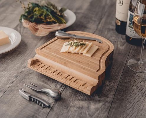 BAMBOO Cheese Board Knife Set Утонченный дизайн для режущих блоков и картофельных досок