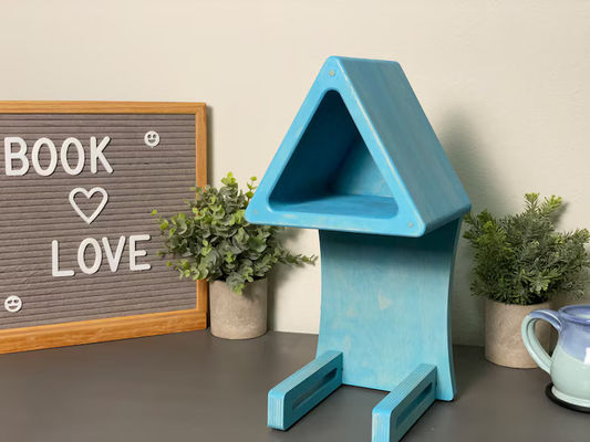 Удобное хранилище Поставки Шелковый экран Печать Книжные полки Страничный держатель для книг