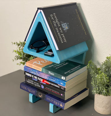 Удобное хранилище Поставки Шелковый экран Печать Книжные полки Страничный держатель для книг