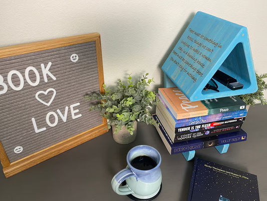 Удобное хранилище Поставки Шелковый экран Печать Книжные полки Страничный держатель для книг