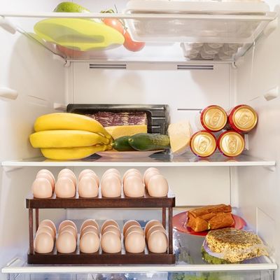 Кухонная организация Домашняя техника Двухслойная деревянная яичная поднос с индивидуальным логотипом