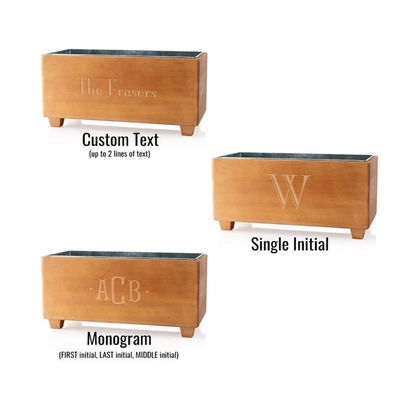 Настраиваемый логотип Шампанский кувшин для годовщины Деревянный подарок Персональный дизайн