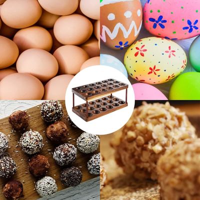 Кухонная организация Домашняя техника Двухслойная деревянная яичная поднос с индивидуальным логотипом