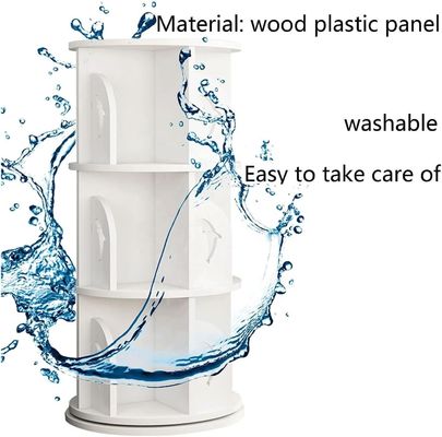 Настраиваемый логотип Красочный вращающийся на 360 градусов книжный шкаф для хранения детских книг