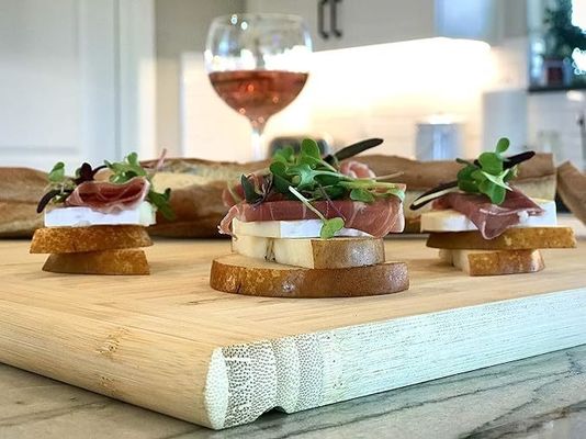 Многофункциональная BSCI LFGB 8 Различных размеров Бамбуковая вытяжная режущая доска для различных нужд