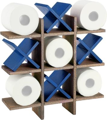 Деревянный держатель для ванных роллов за дверями/на стенах