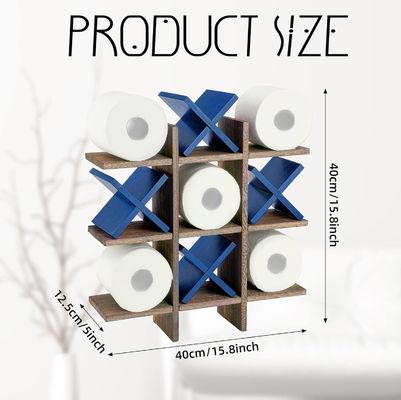 Деревянный держатель для ванных роллов за дверями/на стенах