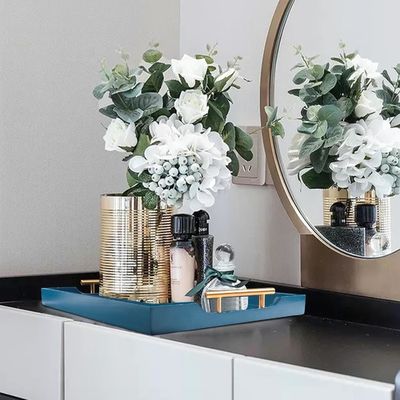 Инъекционный деревянный поднос для подачи пищи простого цвета или индивидуальный большой османский поднос с 4 подставками