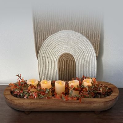 Настраиваемый логотип Приемлемый круглый комплект для фермеров Рустические коричневые декоративные миски