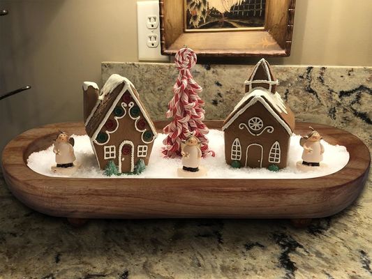 Настраиваемый логотип Приемлемый круглый комплект для фермеров Рустические коричневые декоративные миски