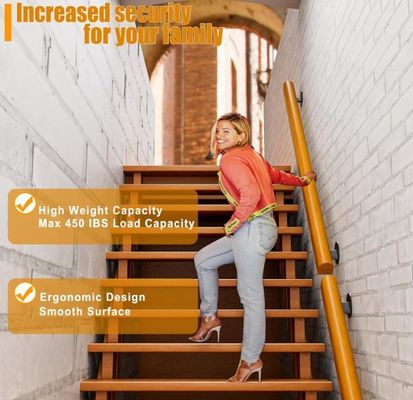 Внутренние лестницы безопасность нескользящий перила 3 футов сосновые рукоятки по вашему запросу полный комплект