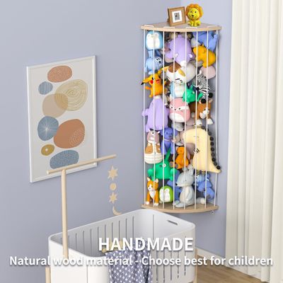 Гостиная на заказ размер зоопарк узора набитый Animal Storage Rack с деревянным организатором клетки