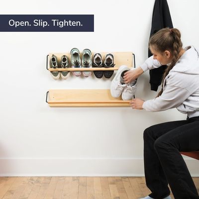 Настройка логотипа приемлемая современная стенка для обуви для всех сезонов