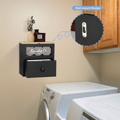 Промышленный домашний организатор на заказ OEM твердое дерево сушилки листов держатель стиральные коробки контейнера коробка хранения