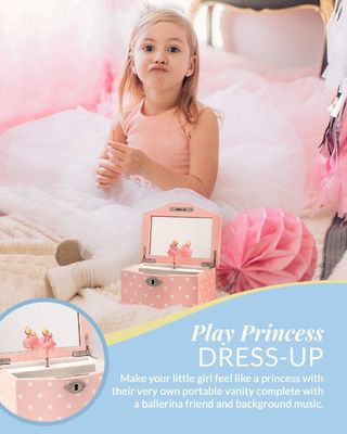 Ручная работа Лебединое озеро Музыкальная коробка для девочек и подростков