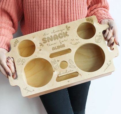 Не складывающаяся стойка Деревянная диванная стойка Снаксная поднос Экономия места Хранение для небольших помещений