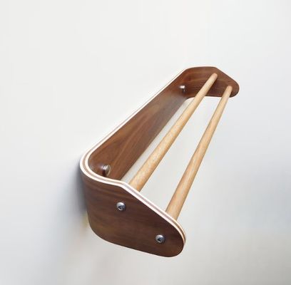 Настройка деревянного двойного полотенца Modern Bath Towel Rack с деревянным стеллажем