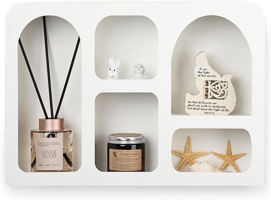 Бохо Скандинавский современный стиль настенный декор индивидуальный логотип Плавучая стенка с хранилищем