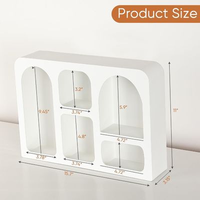 Бохо Скандинавский современный стиль настенный декор индивидуальный логотип Плавучая стенка с хранилищем