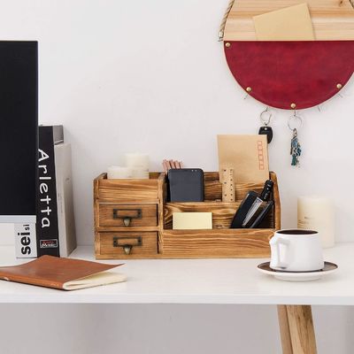 Ручной организатор стола для деревянного рабочего стола