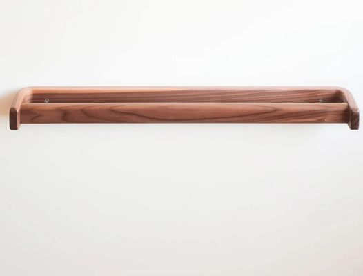 Поставка для полотен для ванной ручной работы Деревянная полотенца Большая ореховая полотенца Рельс не складной стойки