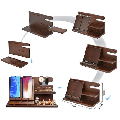 Настраиваемый логотип Деревянный телефонный стенд для мужчин