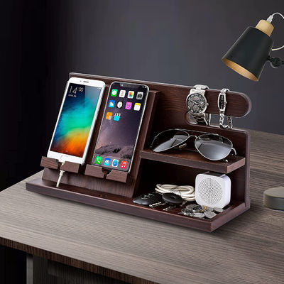 Настраиваемый логотип Деревянный телефонный стенд для мужчин