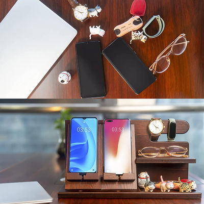 Настраиваемый логотип Деревянный телефонный стенд для мужчин