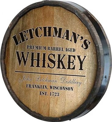 Лакирование Печать Обработка деревянных бочек Декорация стен Барная табличка для вина и пива